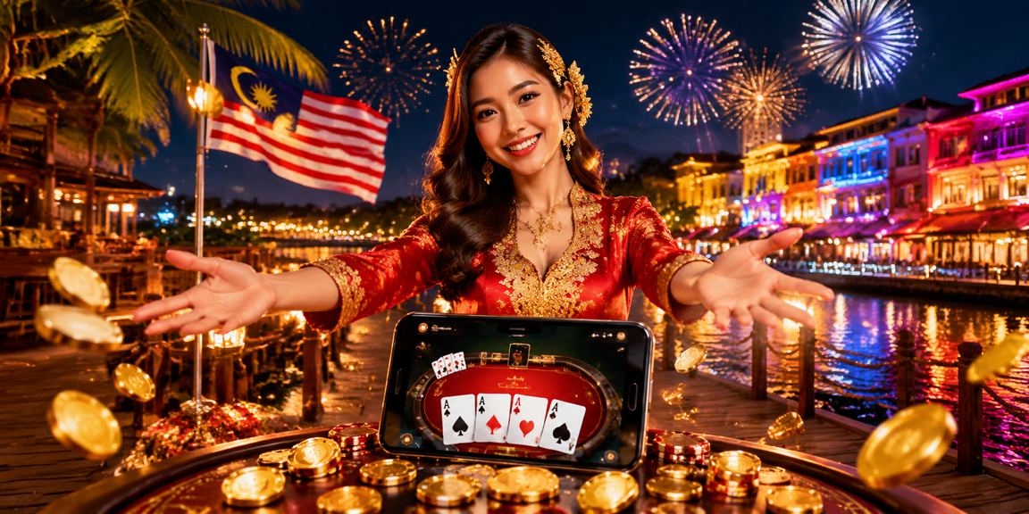 Permainan Teen Patti bergaya Melayu di Melaka dengan suasana kasino tempatan